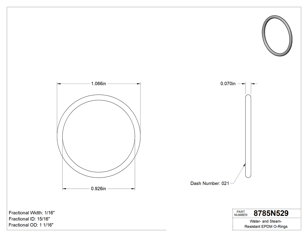 Technical drawing - 8785N529